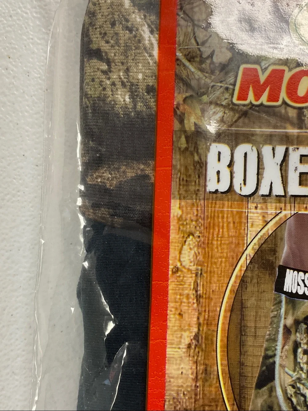 Mossy Oak Men's  Boxer Briefs - Black & Camouflage